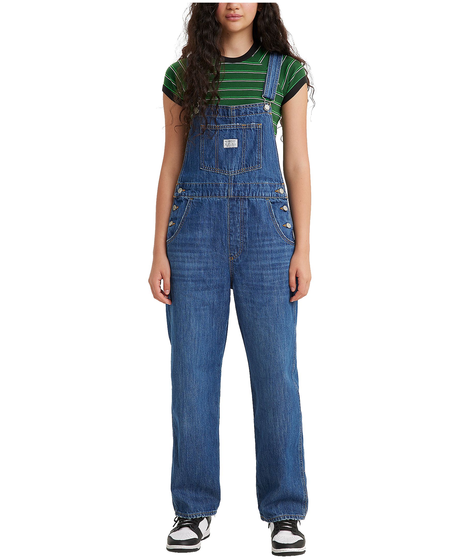 Levi s Women s Vintage Jean Overalls Medium Indigo Marks