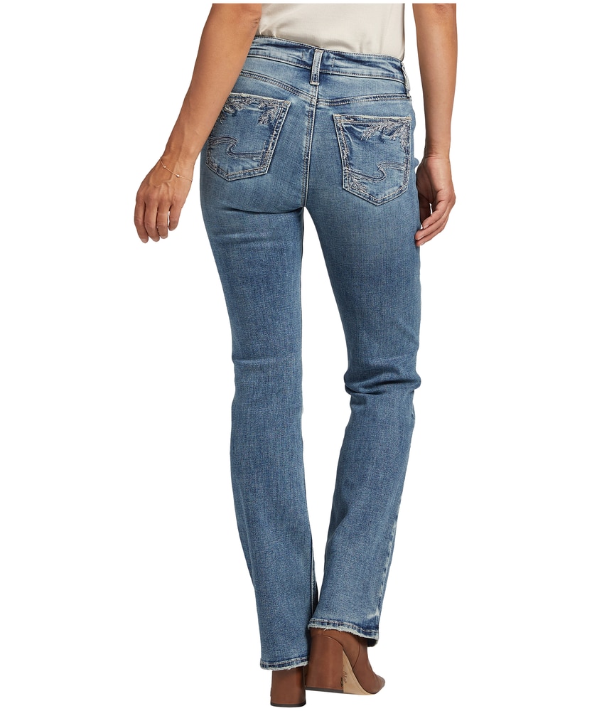 Silver Women's Suki Curvy Fit Mid Rise Slim Bootcut Jeans Marks