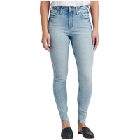 Silver Women's Infinite Fit High Rise Skinny Jeans Front_Flat