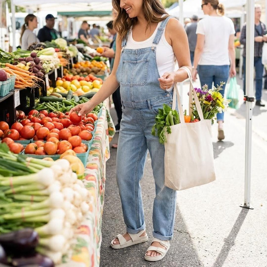 Salopette Silver en jean de coupe ample à jambe droite pour femmes