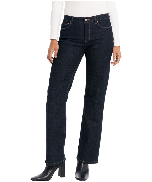 Jean moulant Lois à taille mi-haute pour femmes, Georgia