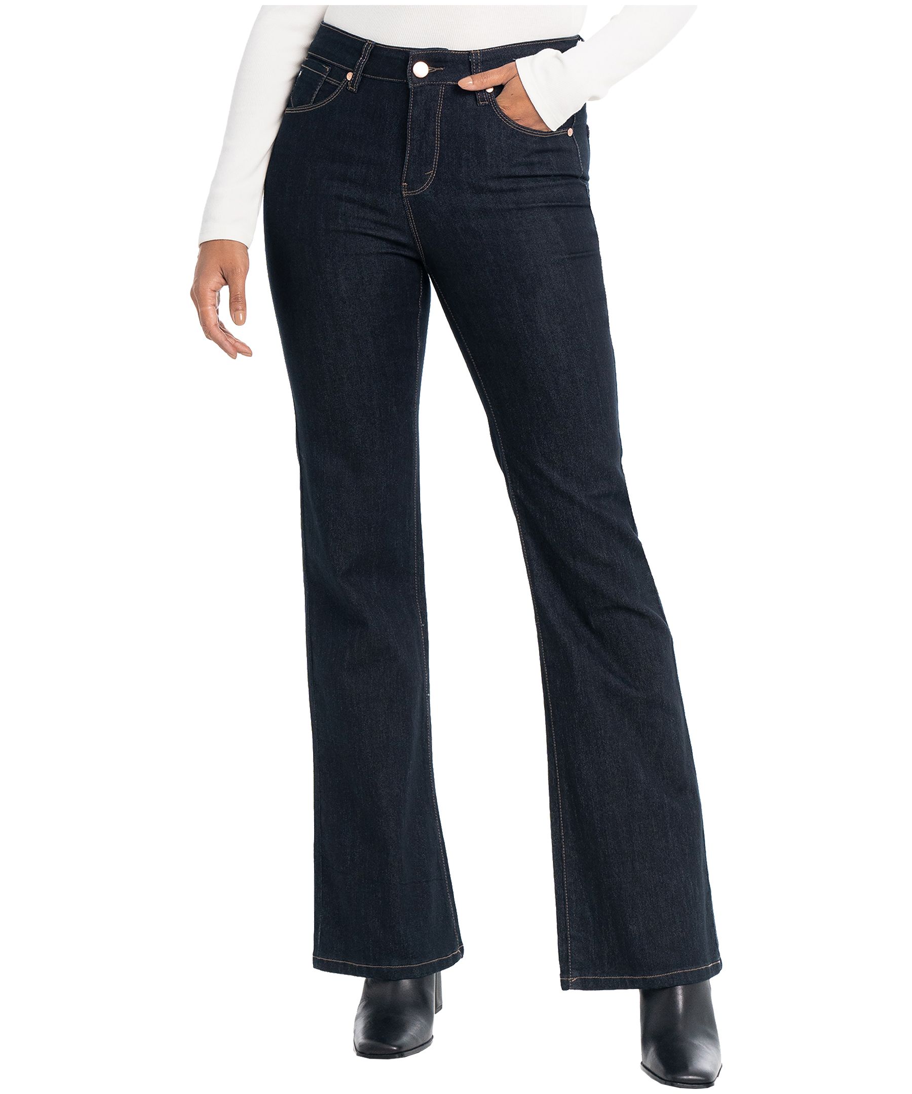 Lois Women's Gergia Mid-Rise Flare Jeans | Marks