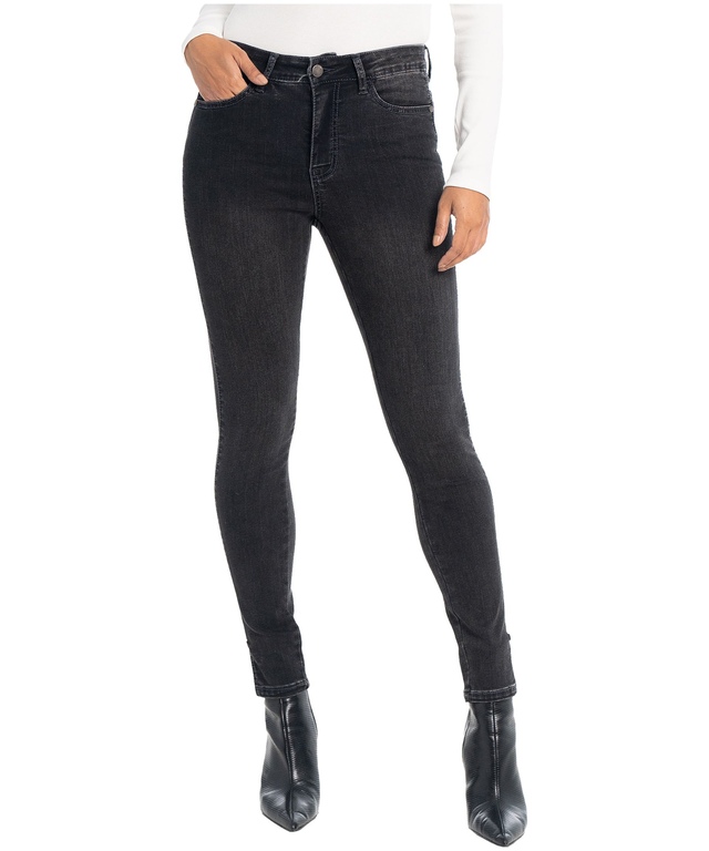 Jean Lois à jambe droite et à taille mi-basse pour femmes, Avery