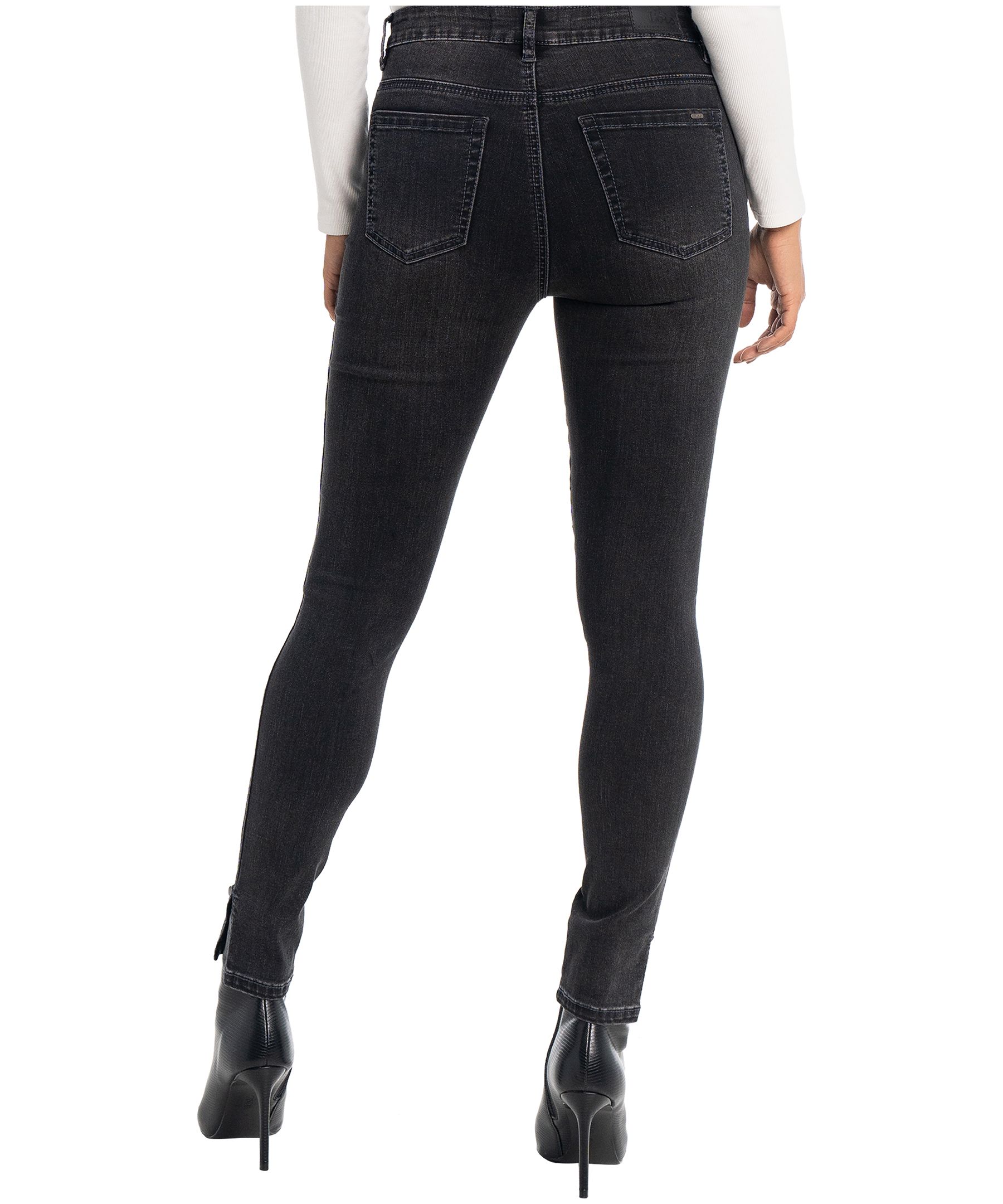 Jean Lois à jambe droite et à taille mi-basse pour femmes, Avery