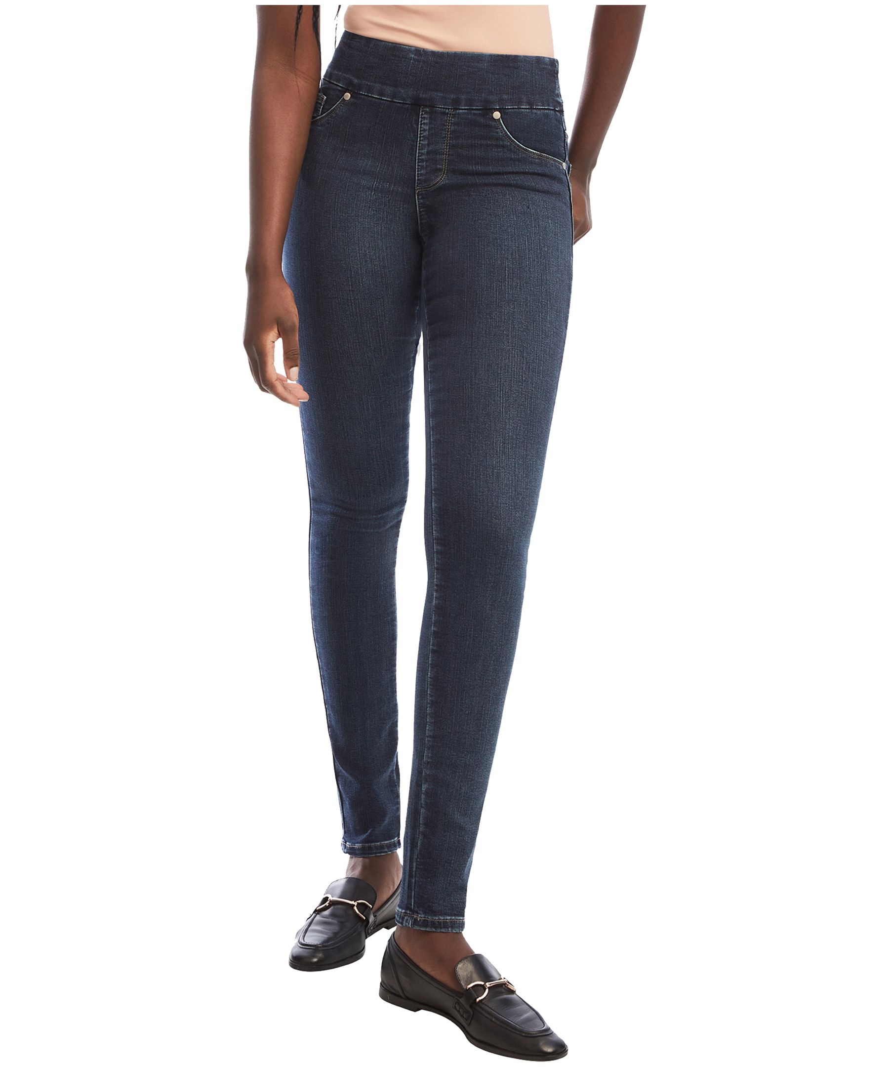 Jean moulant à taille mi-haute pour femmes, Georgia