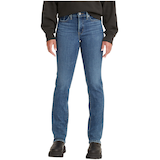 Jean galbant à jambe droite et à taille mi-basse pour femmes, Levi's, 314 Front_Flat