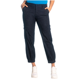 Jean cargo Georgia de coupe décontractée à taille haute et à la cheville pour femmes, Lois Front_Flat