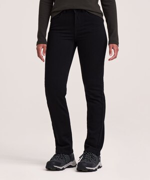 WindRiver Women's T-MAX Heat High Rise Straight Leg Lined Jeans
