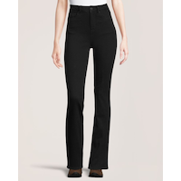 WindRiver Women's T-MAX Heat High Rise Straight Leg Lined Jeans Front_Flat