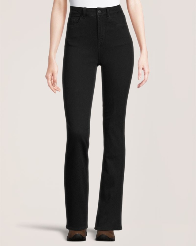 Jean à jambe droite et taille haute doublé avec T-MAX HEAT pour femmes, WindRiver