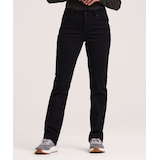 WindRiver Women's T-MAX Heat Curvy Fit Straight Leg Lined Jeans Front_Flat