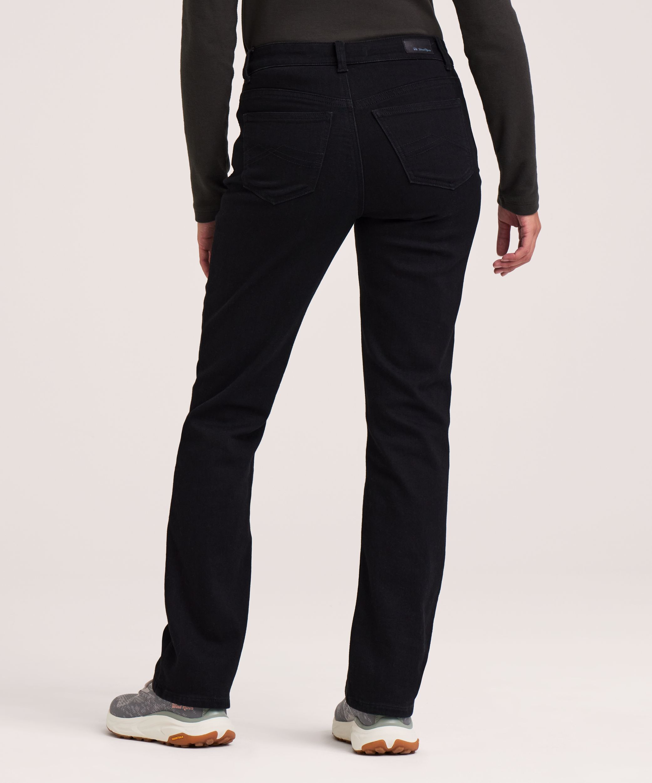 WindRiver Women's T-MAX Heat Curvy Fit Straight Leg Lined Jeans