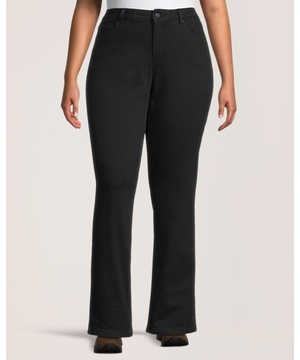 Jean doublé T-MAX HEAT épousant les courbes à jambe droite pour femmes, WindRiver