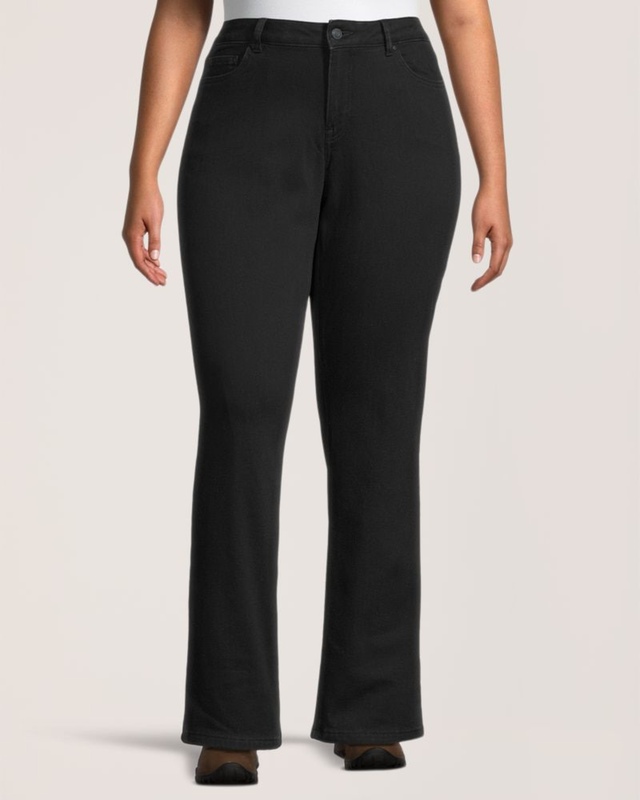 Jean doublé T-MAX HEAT épousant les courbes à jambe droite pour femmes, WindRiver