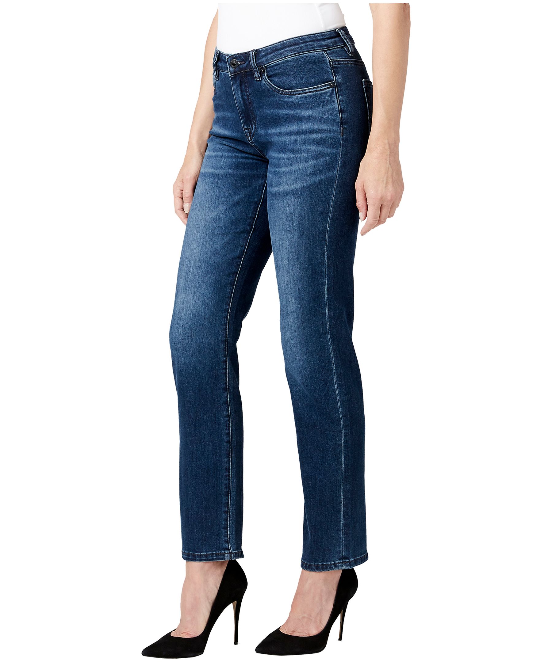 Jean étroit à taille mi-basse pour femmes, Carrie, Buffalo