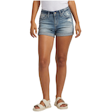 Silver Women's Suki Mid-Rise Shorts Front_Flat