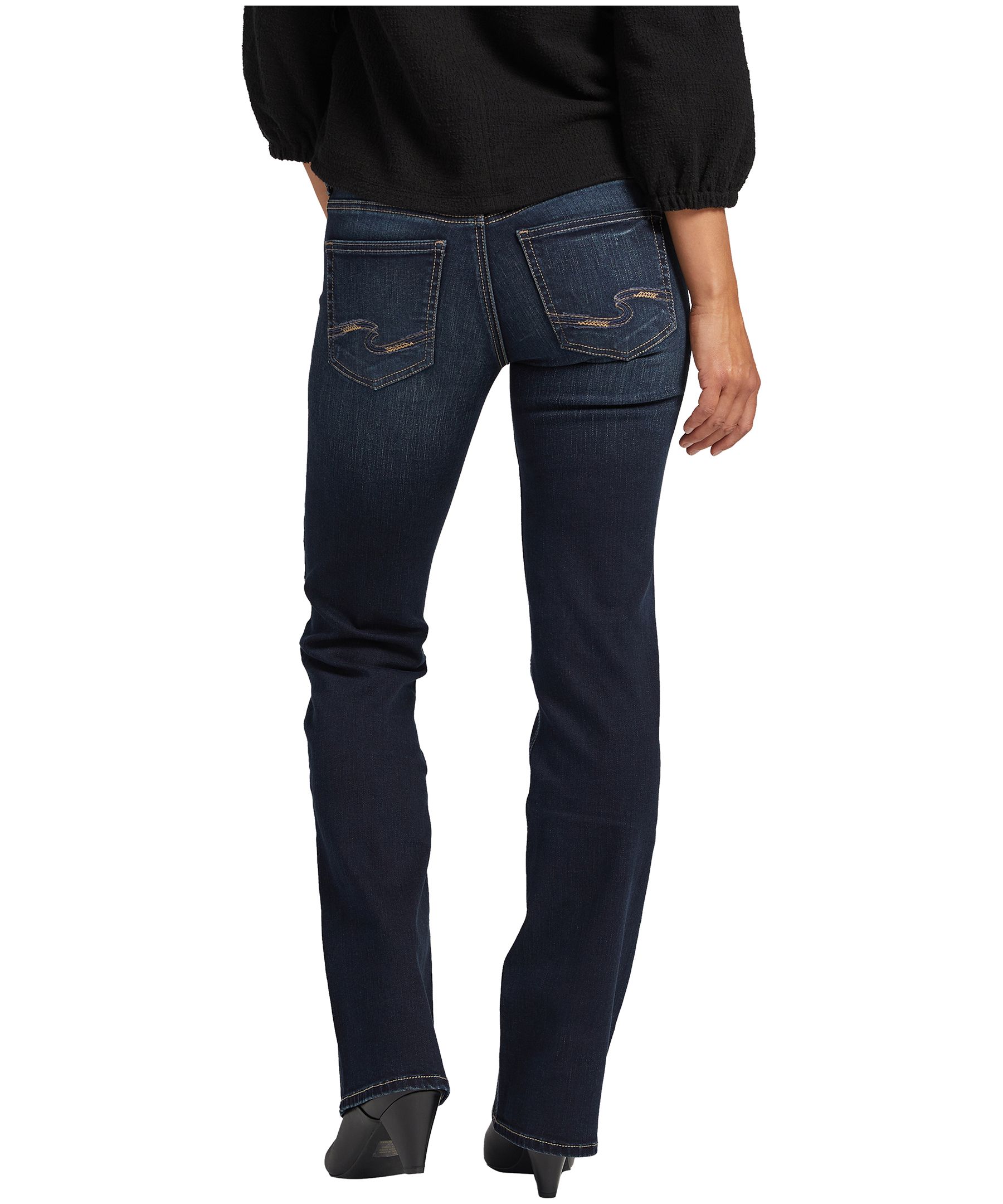 Jeans JAG - Denim stretch décoloré moyen - Taille 6 femme