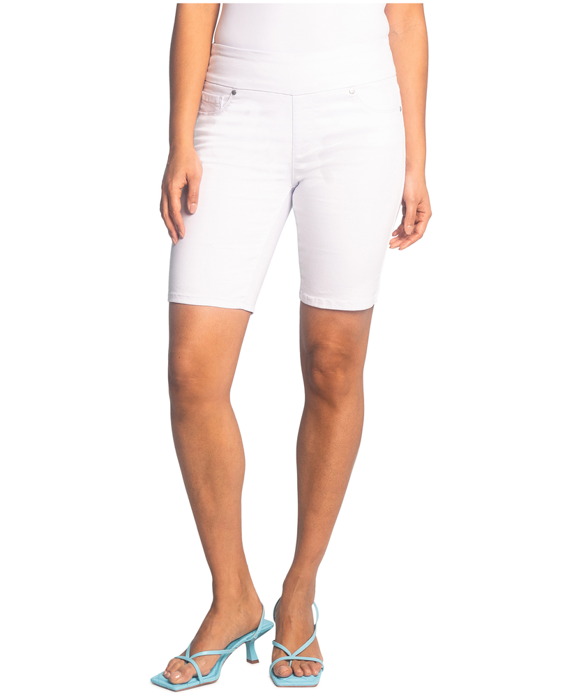 Women's pull on jean shorts sales