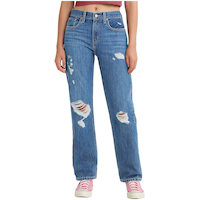 Jean à jambe droite et à taille basse pour femmes, Low Pro, Levi's Front_Flat