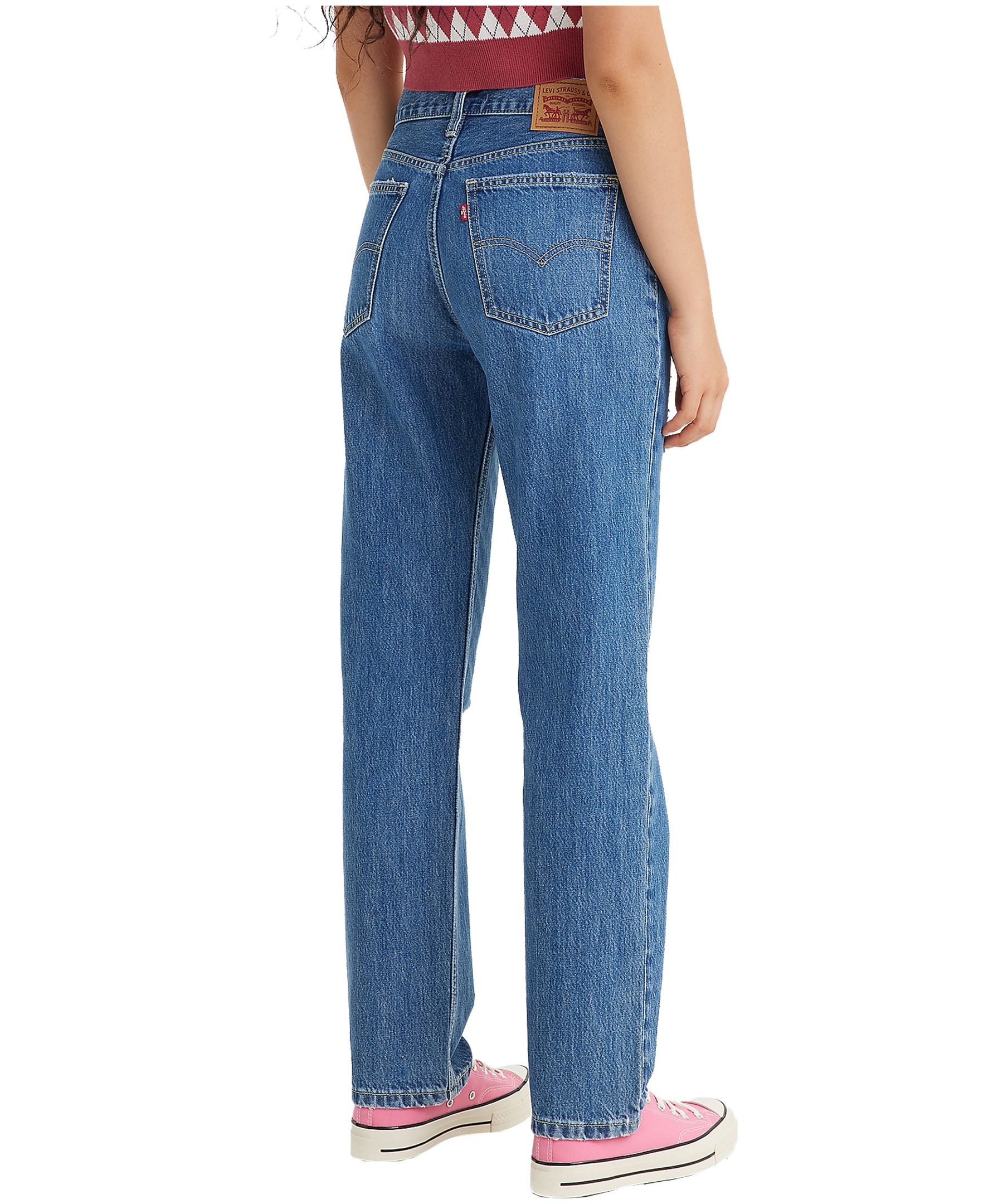 Jean à jambe droite et à taille basse pour femmes, Low Pro, Levi's