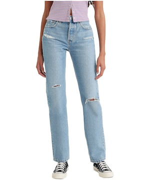 Jean à jambe droite et à taille haute pour femmes, 501, Levi's