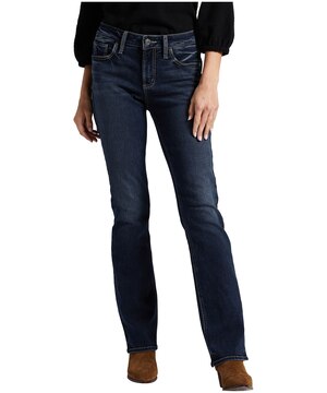 Silver Women's Elyse Mid Rise Slim Bootcut Jeans