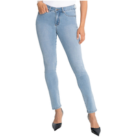 Jean moulant Georgia sans coutures et à taille mi-basse pour femmes, Lois Front_Flat