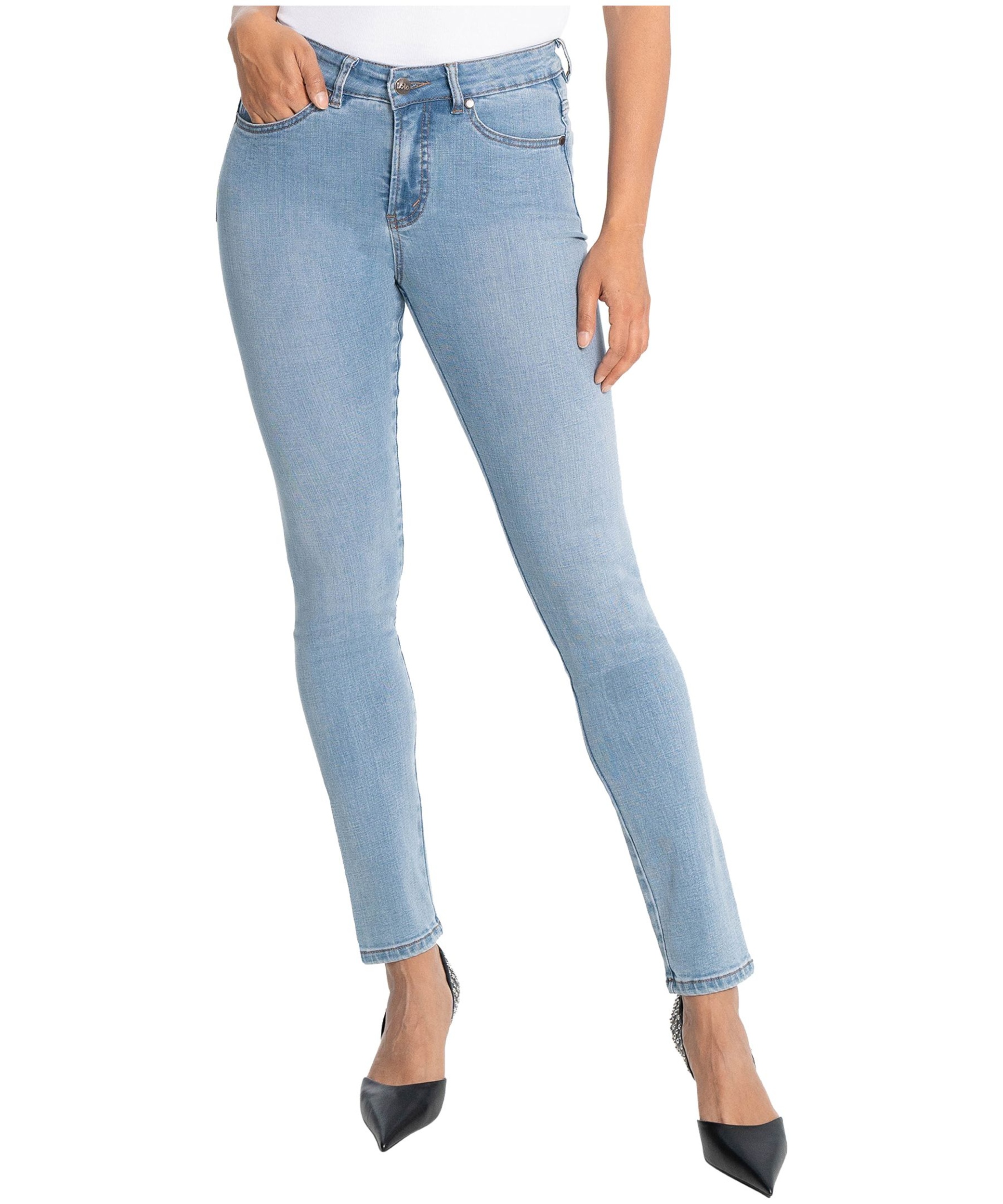 Lois Women's Georgia Mid Rise Seamless Skinny Jeans | Marks