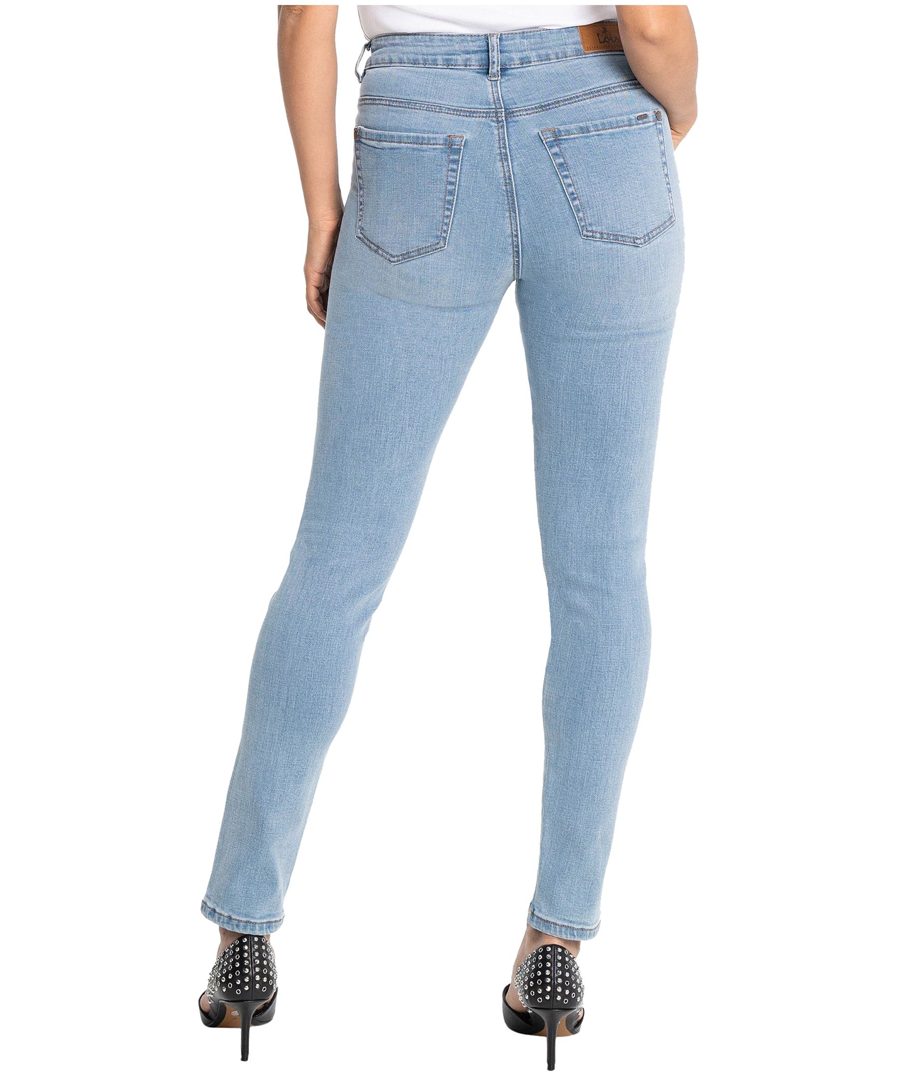 Jean moulant Georgia sans coutures et à taille mi-basse pour femmes, Lois