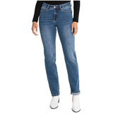 Jean Georgia à taille haute et à jambe droite pour femmes, Lois Front_Flat