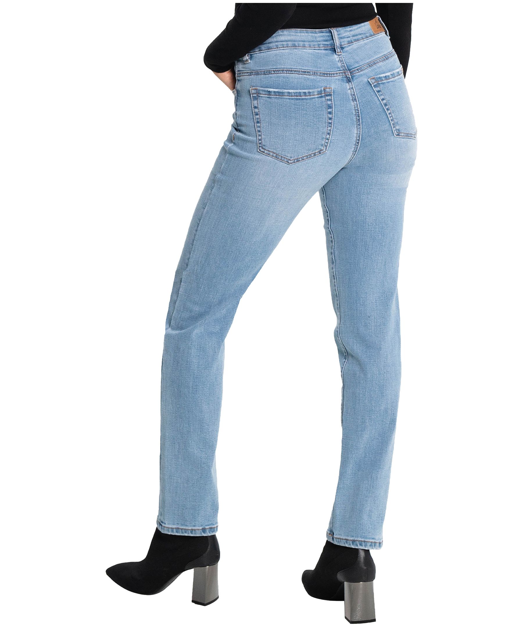 Jean Georgia à taille haute et à jambe droite pour femmes, Lois