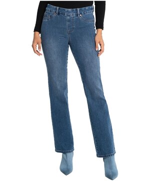 Jean à enfiler Maddie à taille mi-basse et à jambe droite pour femmes, Lois