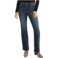 Jean semi-évasé Erika à taille haute pour femmes, Lois Front_Flat