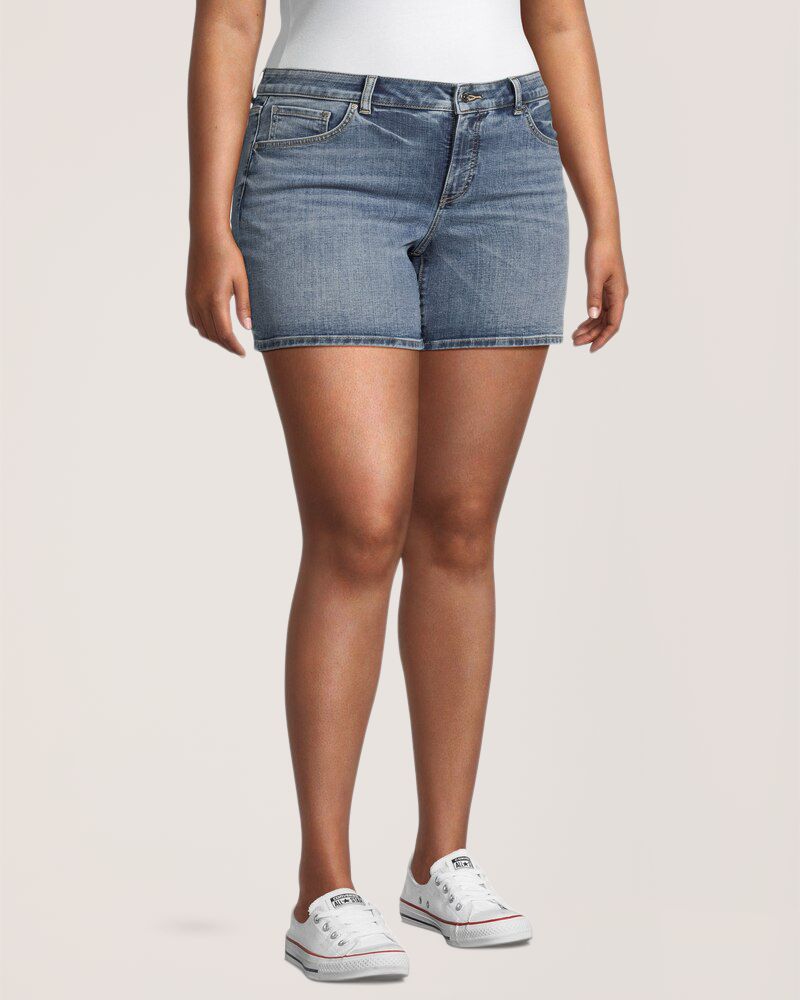 Short en jean qui épouse les courbes pour femmes, Denver Hayes