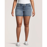 Denver Hayes Women's Curvy Fit Jeans Shorts Front_Flat