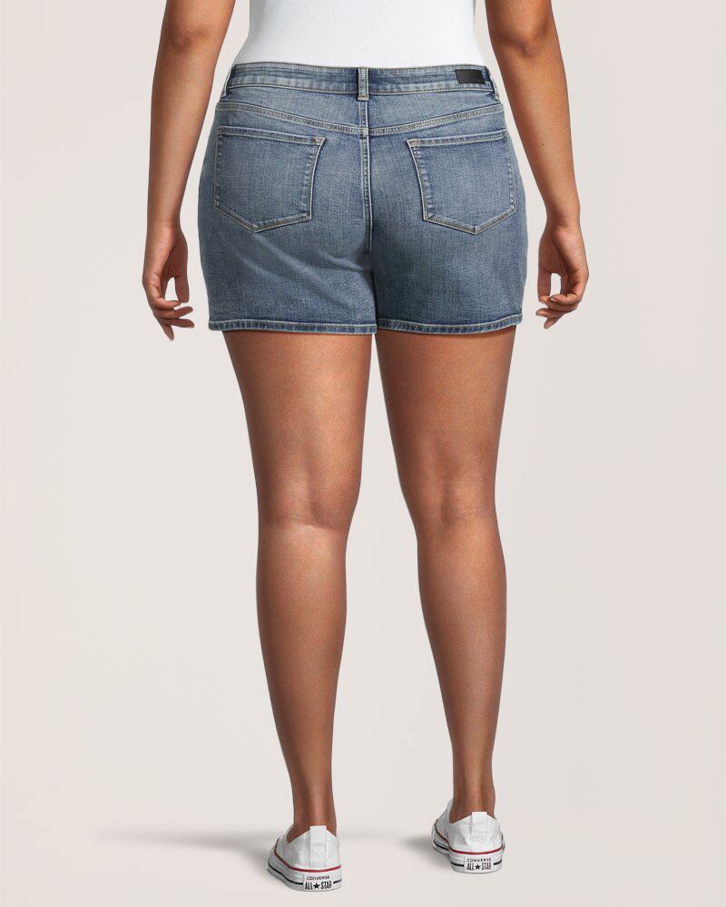 Short en jean qui épouse les courbes pour femmes, Denver Hayes