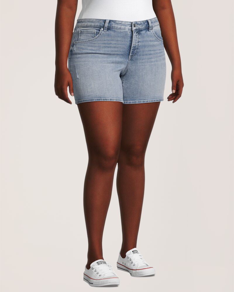Short en jean qui épouse les courbes pour femmes, Denver Hayes