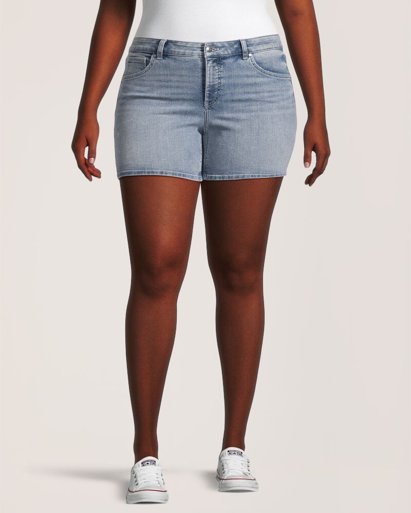 Short en jean qui épouse les courbes pour femmes, Denver Hayes