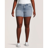 Short en jean qui épouse les courbes pour femmes, Denver Hayes Front_Flat