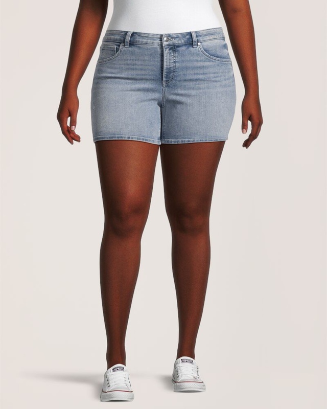 Short en jean qui épouse les courbes pour femmes, Denver Hayes