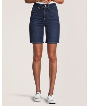 Denver Hayes Women's High Rise Denim Bermuda Shorts