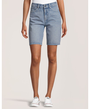 Denver Hayes Women's High Rise Bermuda Jeans Shorts