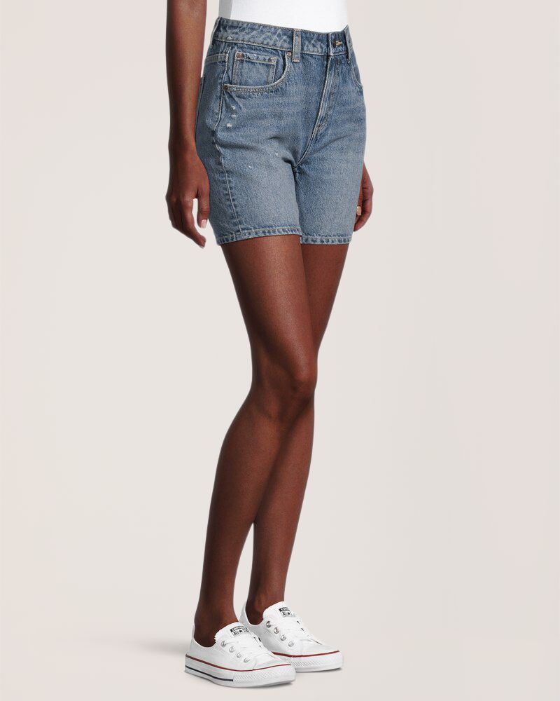 Short mi-long à taille haute pour femmes, Denver Hayes