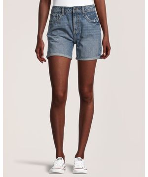 Short mi-long à taille haute pour femmes, Denver Hayes
