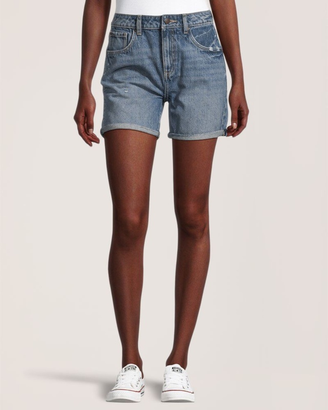 Short mi-long à taille haute pour femmes, Denver Hayes