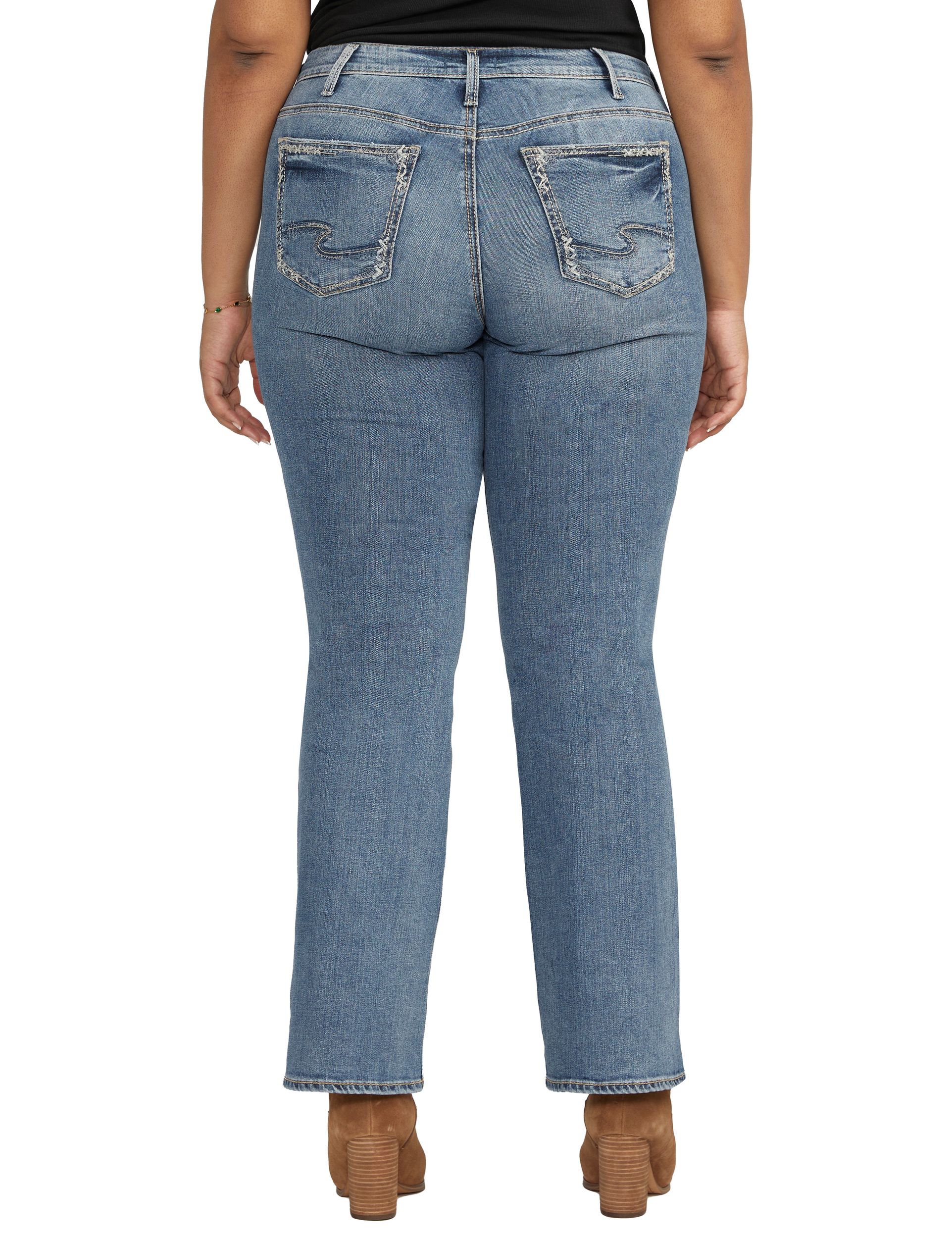 Silver Women's Suki Mid Rise Curvy Fit Bootcut Jeans