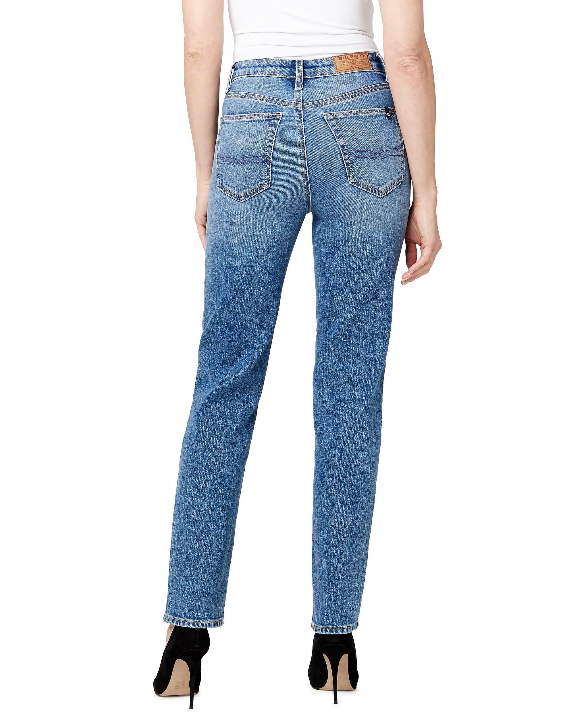 Buffalo Women's Jayden 856 High Rise Straight Jeans