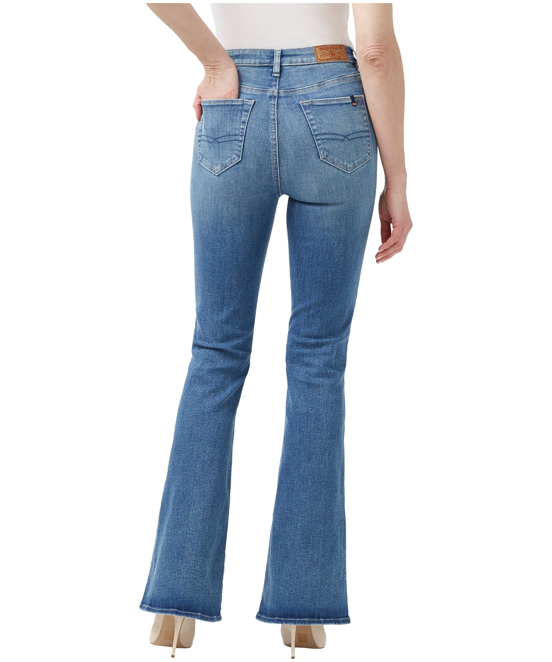 Buffalo Women's Joplin High Rise Flare Jeans