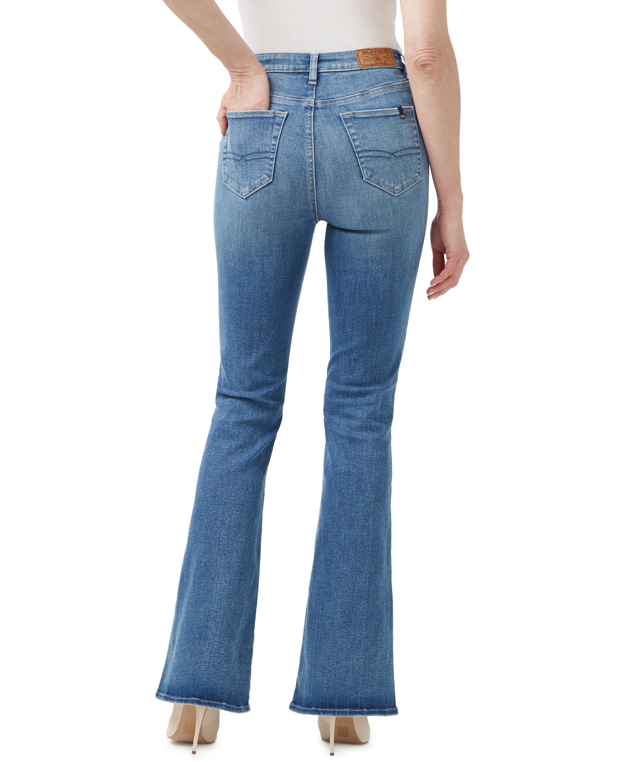 Buffalo Women's Joplin High Rise Flare Jeans