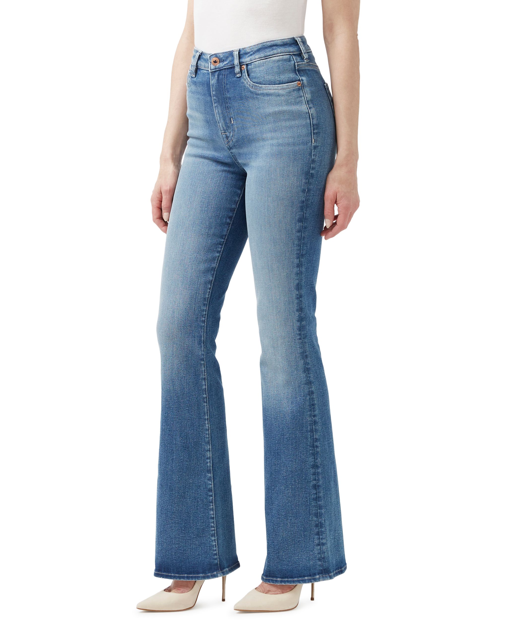 Buffalo Women's Joplin High Rise Flare Jeans